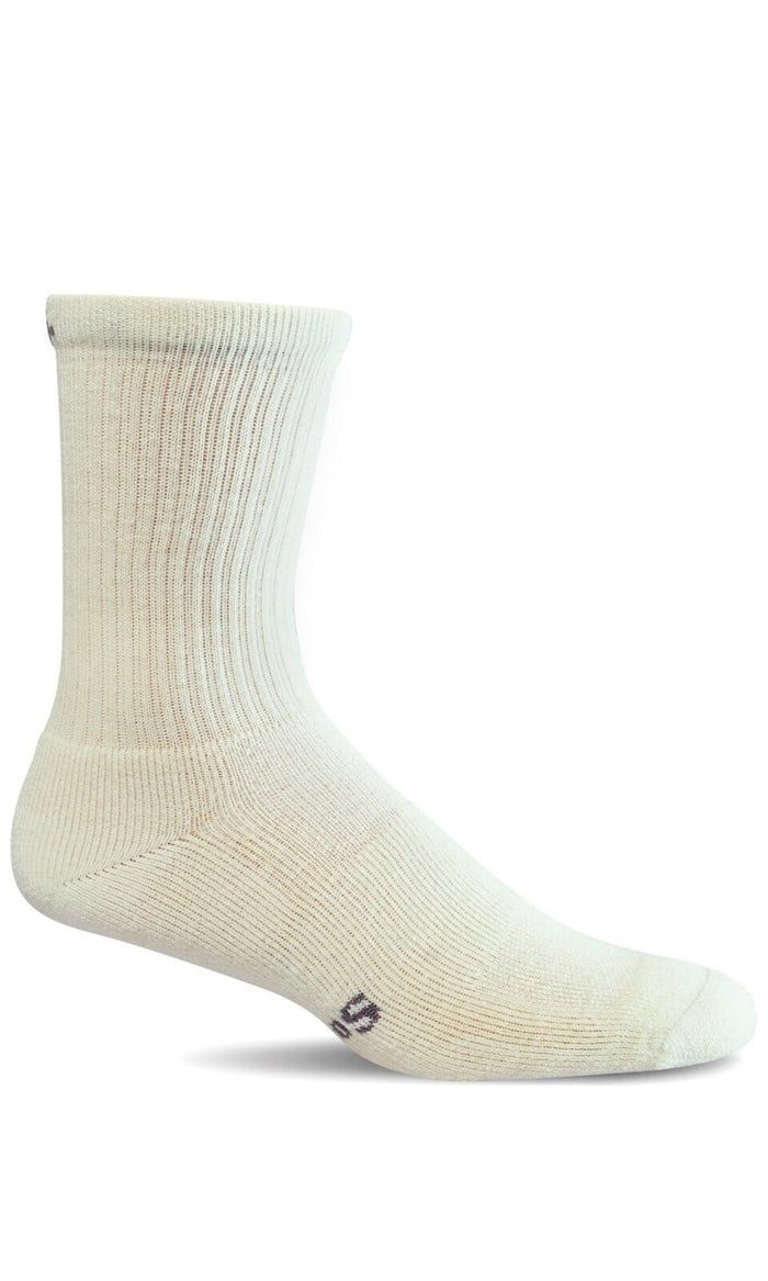 Women's Walk About Crew | Moderate Graduated Compression Socks Sport Compression Sockwell S/M Natural 
