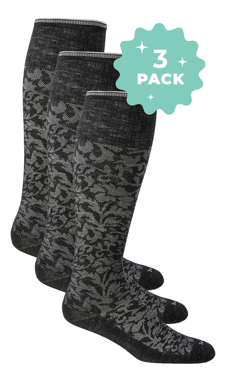 Women’s Damask 3-Pack | Moderate Graduated Compression