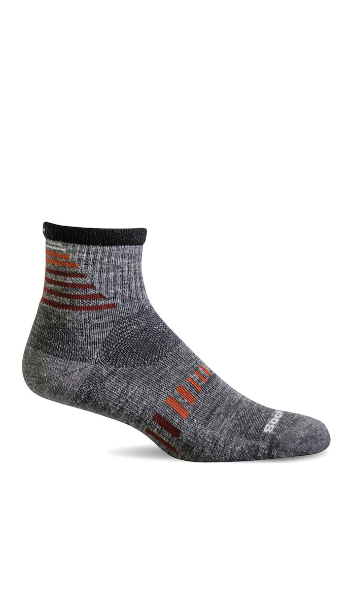 Men's Ascend II Quarter | Moderate Compression Socks Sport Compression Sockwell M/L Grey 