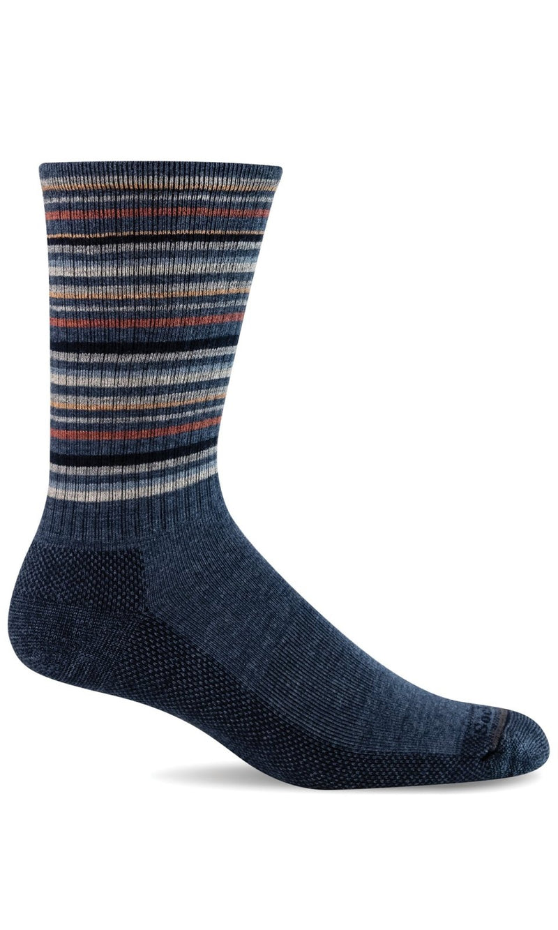Men's Camp Stripe | Essential Comfort Socks - Merino Wool Socks - Sockwell