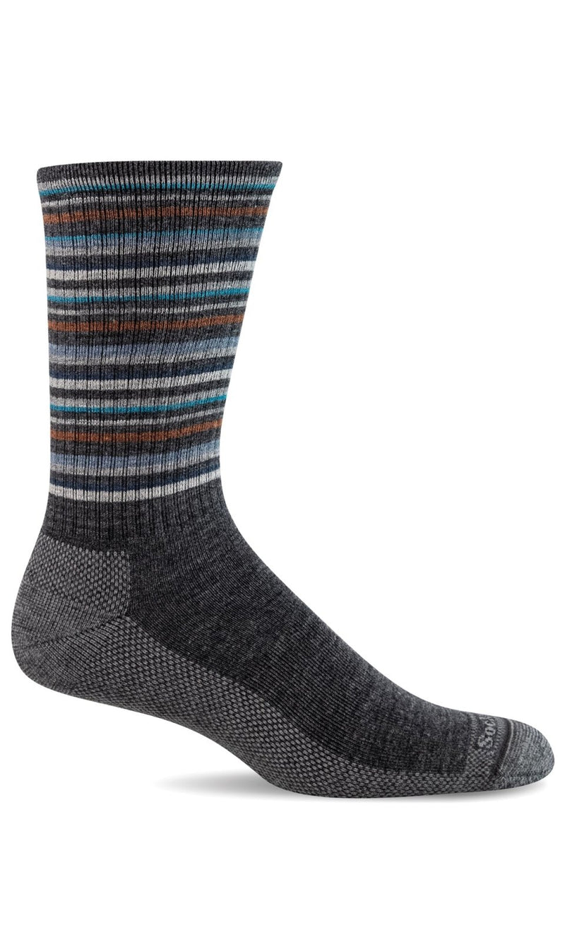 Men's Camp Stripe | Essential Comfort Socks - Merino Wool Socks - Sockwell