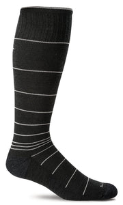 Men's Circulator | Moderate Graduated Compression Socks Lifestyle Compression Sockwell M/L Black Stripe 