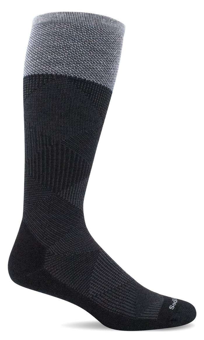 Men's Diamond Dandy | Moderate Graduated Compression Socks Lifestyle Compression Sockwell M/L Black 