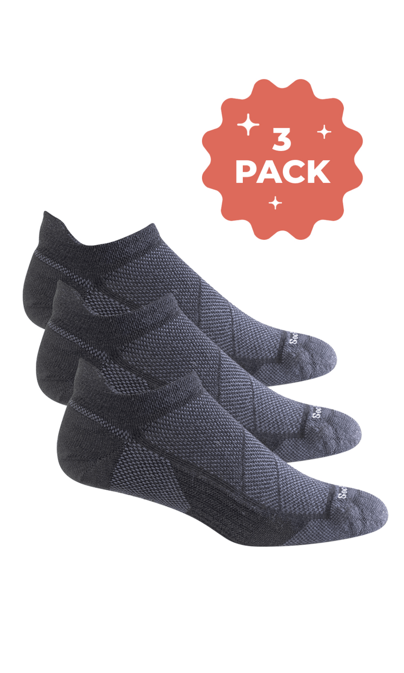 Men's Elevate Micro 3-Pack | Moderate Compression - Merino Wool Sport Compression - Sockwell