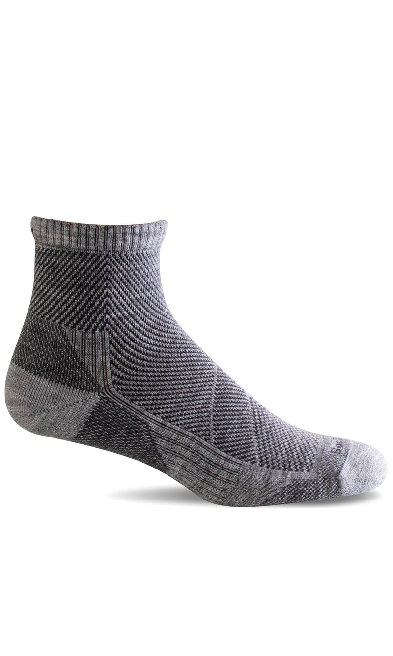 Men's Elevate Quarter | Moderate Compression Socks - Merino Wool Sport Compression - Sockwell