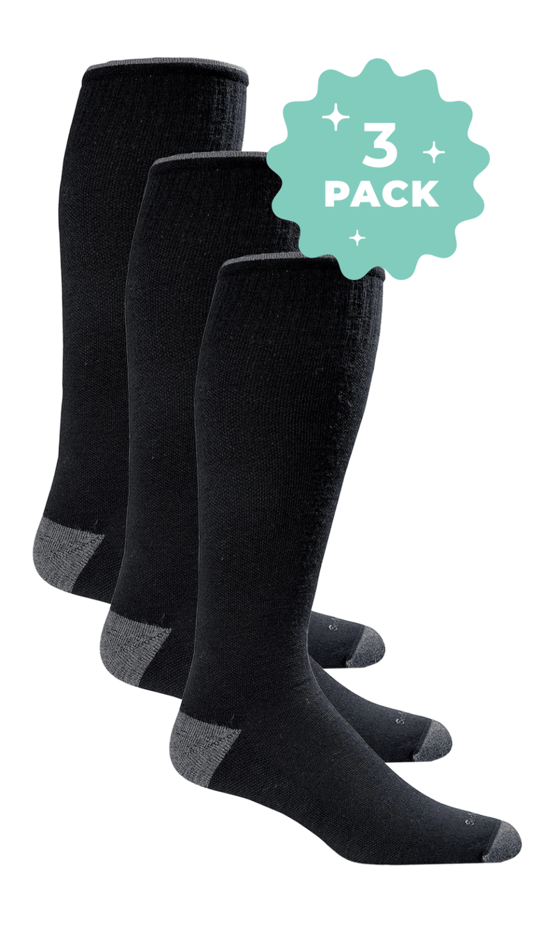 Men’s Elevation 3-Pack | Firm Graduated Compression - Merino Wool Lifestyle Compression - Sockwell