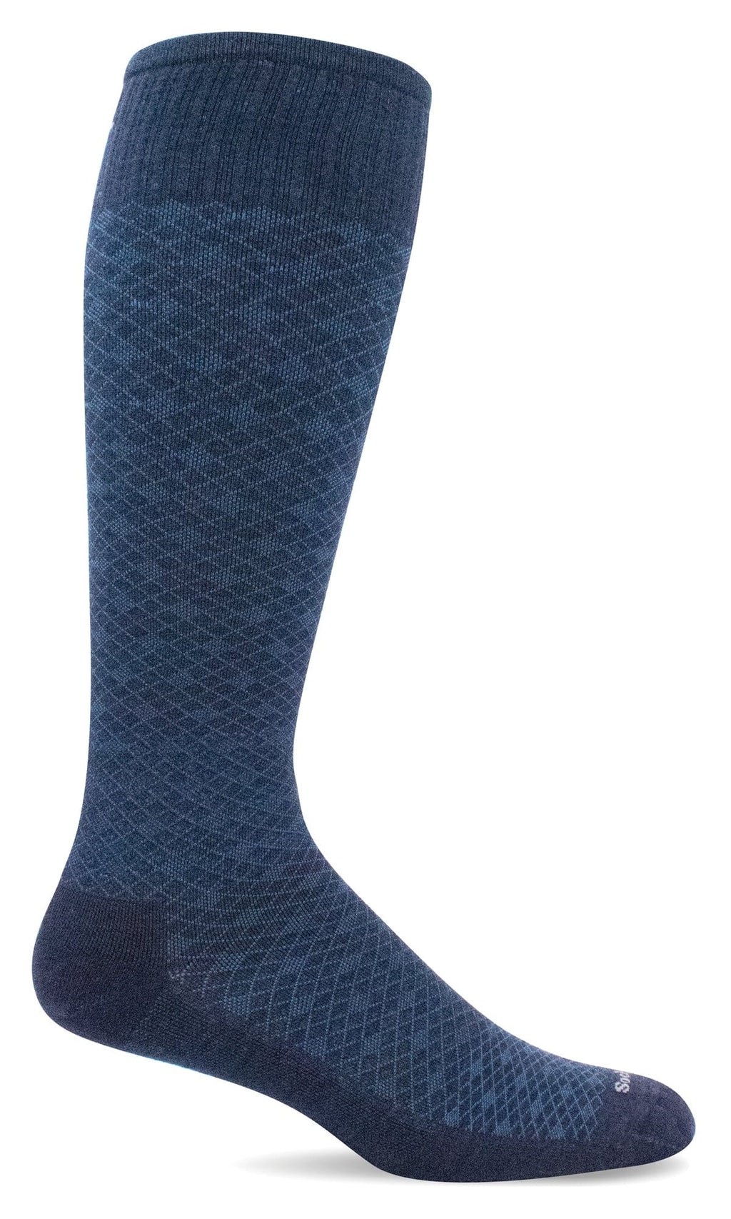 Aussie Merino Wool-Blend Cushioned Diabetic Loose Top Calf Sock -Paire