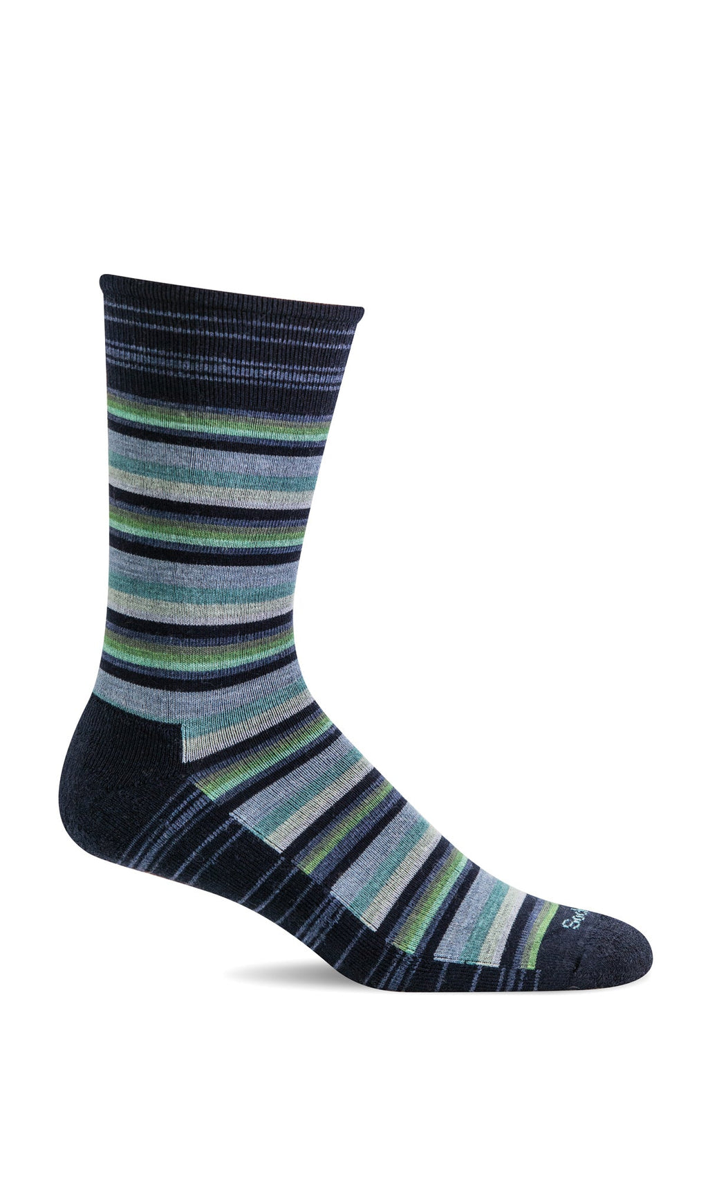 Men's Fiesta Stripe | Essential Comfort Socks - Merino Wool Essential Comfort - Sockwell