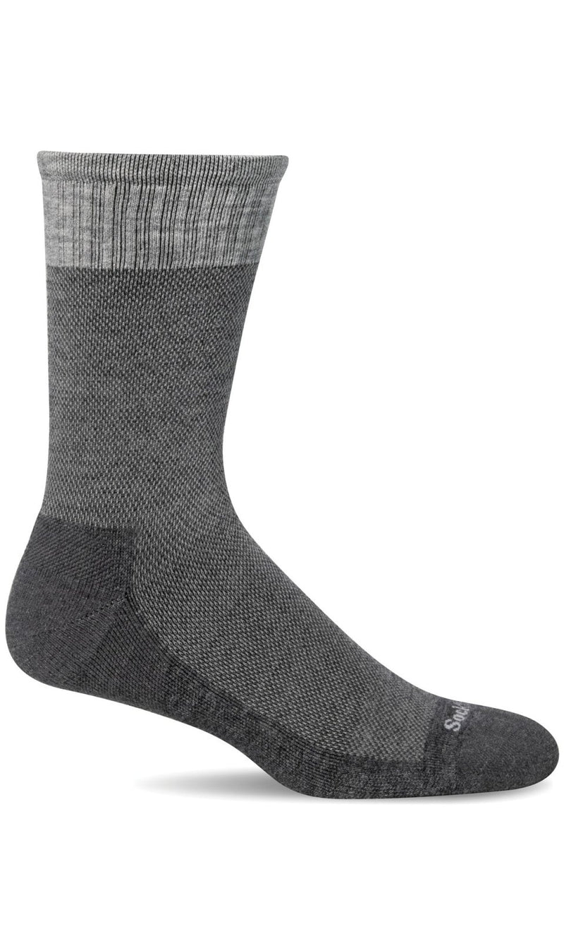 Men's Foothold II | Moderate Graduated Compression Crew Socks - Merino Wool Lifestyle Compression - Sockwell