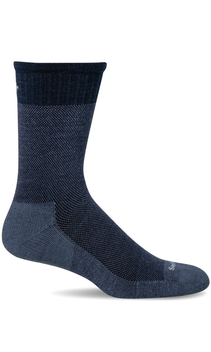 Men's Foothold II | Moderate Graduated Compression Crew Socks - Merino Wool Lifestyle Compression - Sockwell