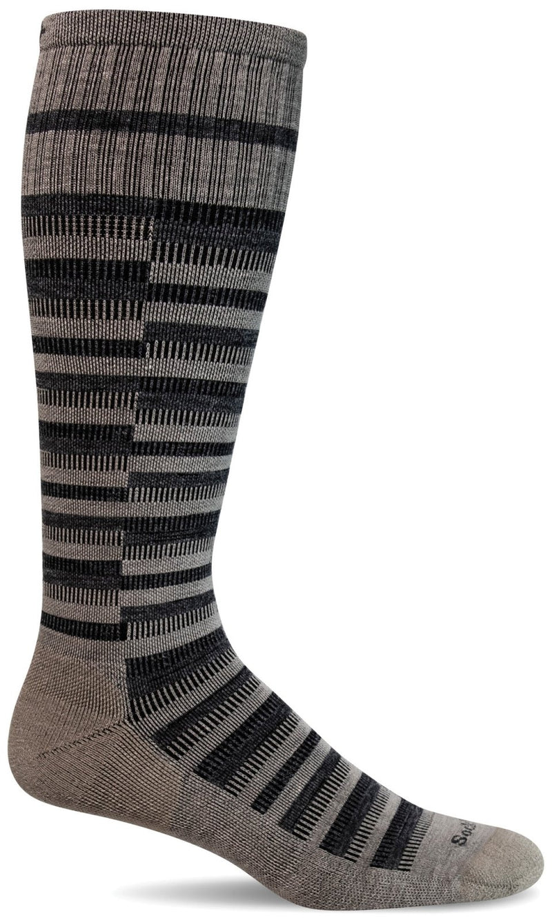 Men's Geo | Moderate Graduated Compression Socks - Merino Wool Lifestyle Compression - Sockwell