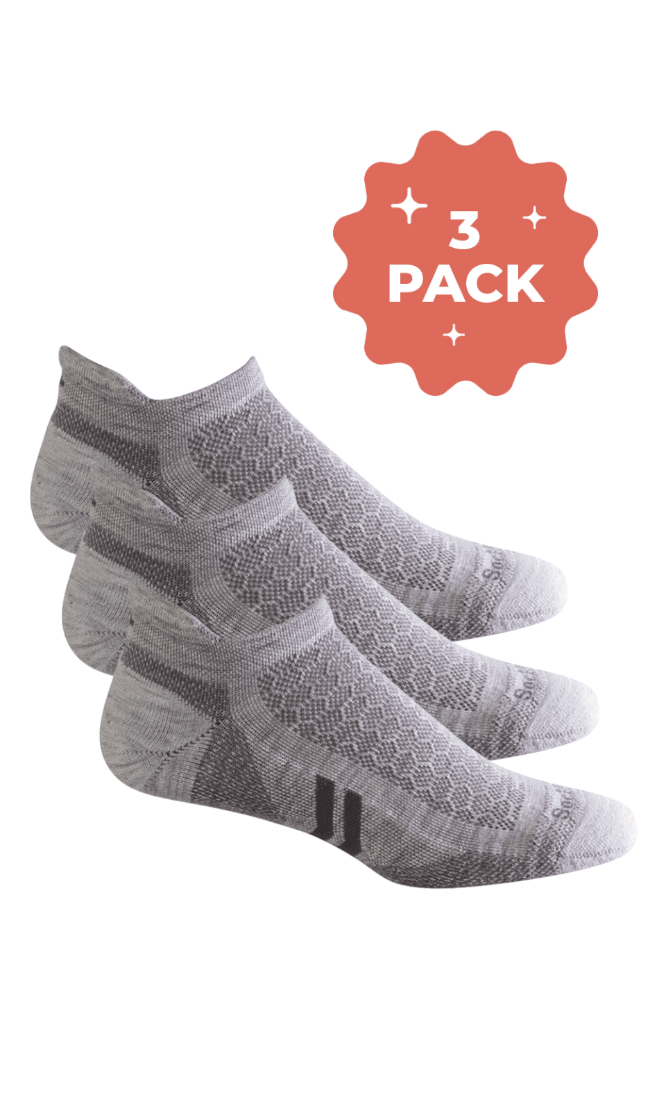 Men's Incline II Micro 3-Pack | Moderate Compression | Sockwell