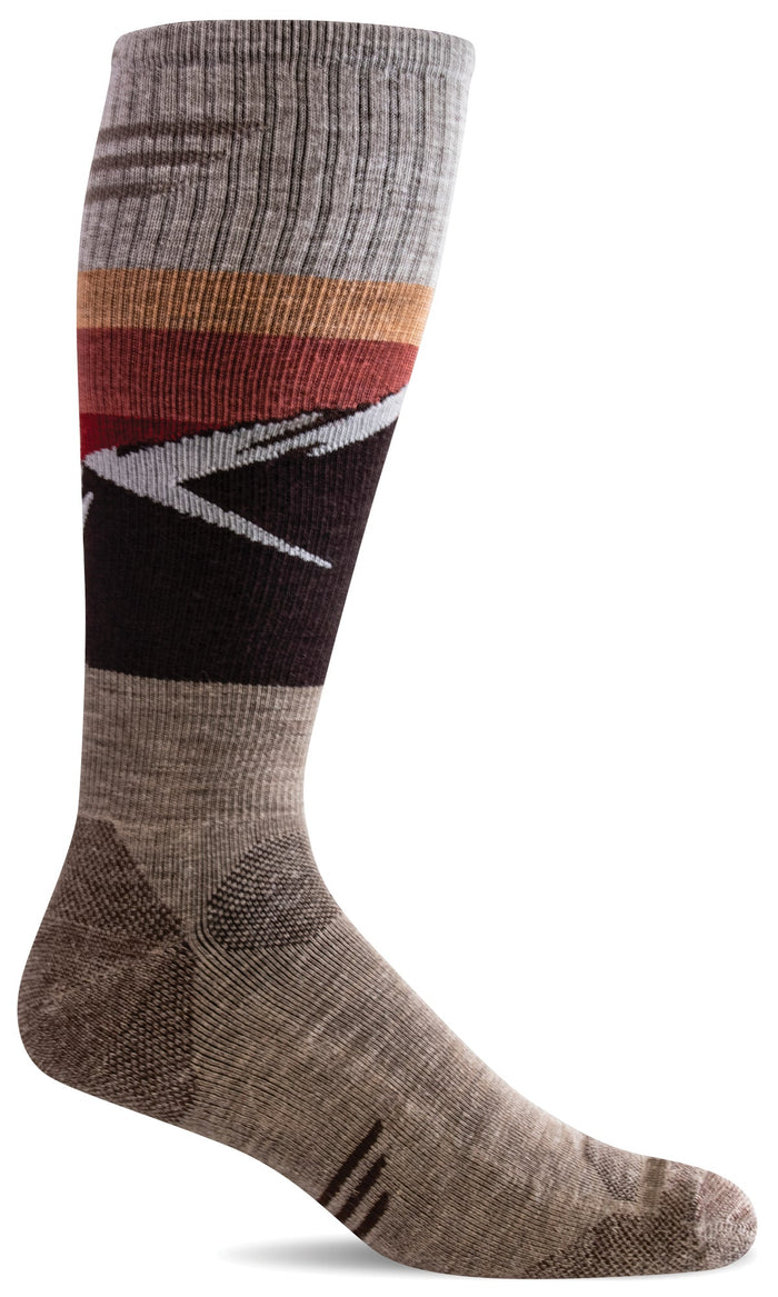 Men's Modern Mountain OTC | Moderate Graduated Compression Socks - Merino Wool Sport Compression - Sockwell