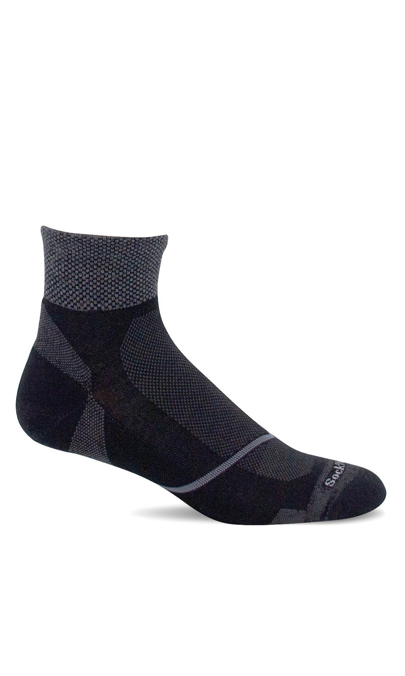 Men's Pulse Quarter | Firm Compression Socks - Merino Wool Sport Compression - Sockwell