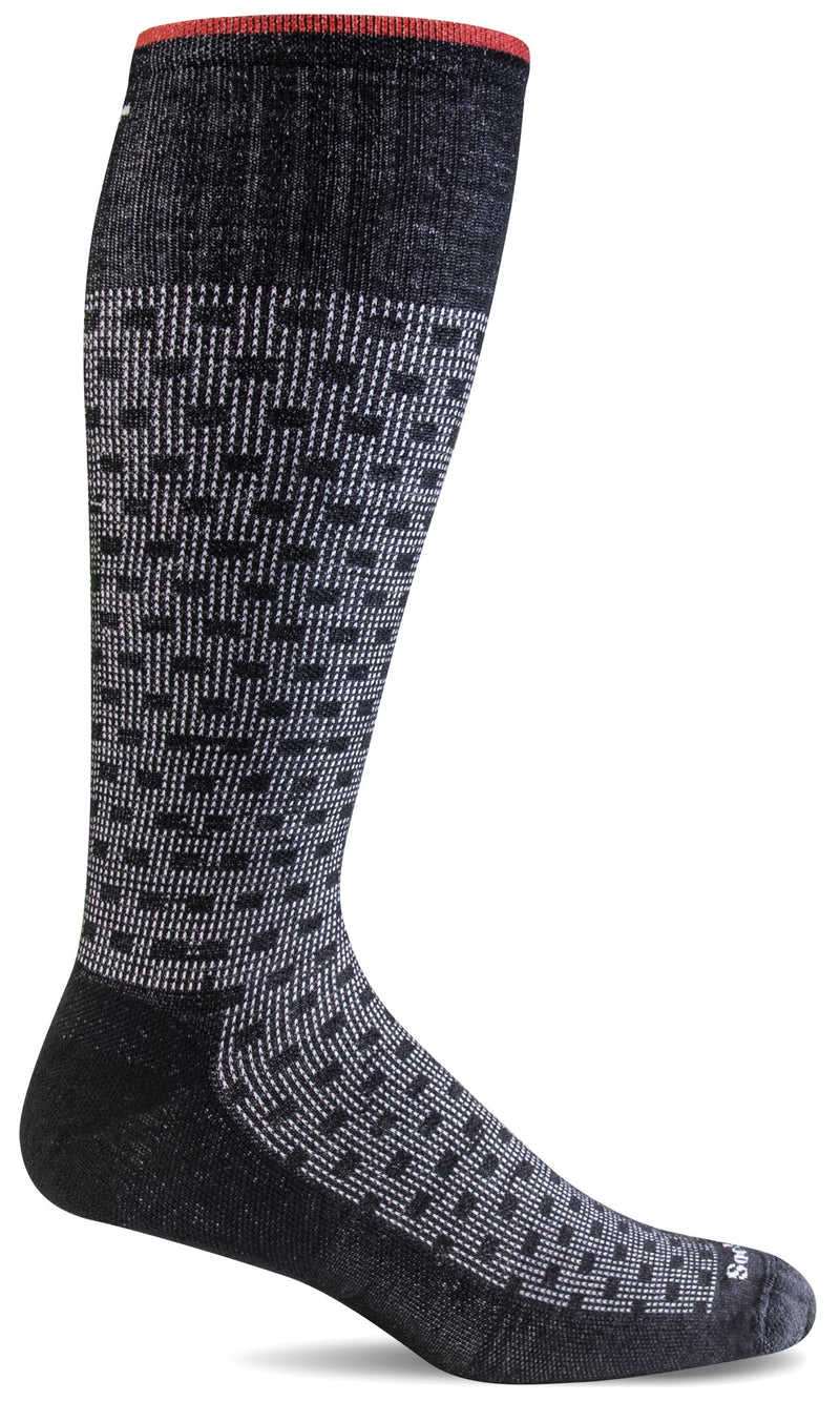 Men's Shadow Box | Moderate Graduated Compression Socks - Merino Wool Lifestyle Compression - Sockwell