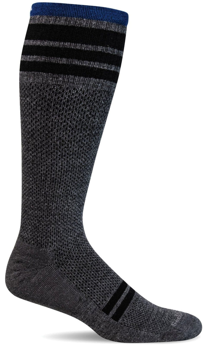Men's Speedway | Firm Graduated Compression Socks Lifestyle Compression Sockwell M/L Charcoal 