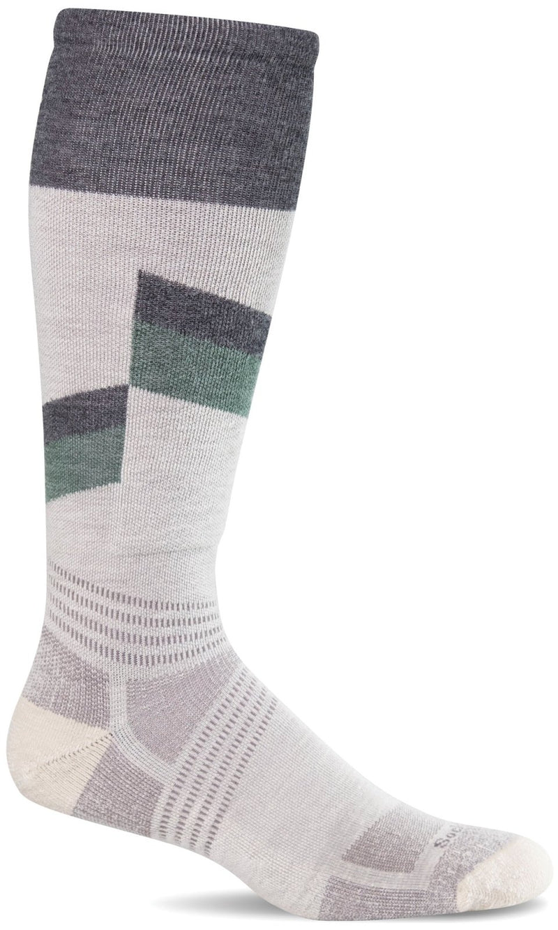 Men's Steep Medium | Moderate Graduated Compression Socks - Merino Wool Ski Compression - Sockwell