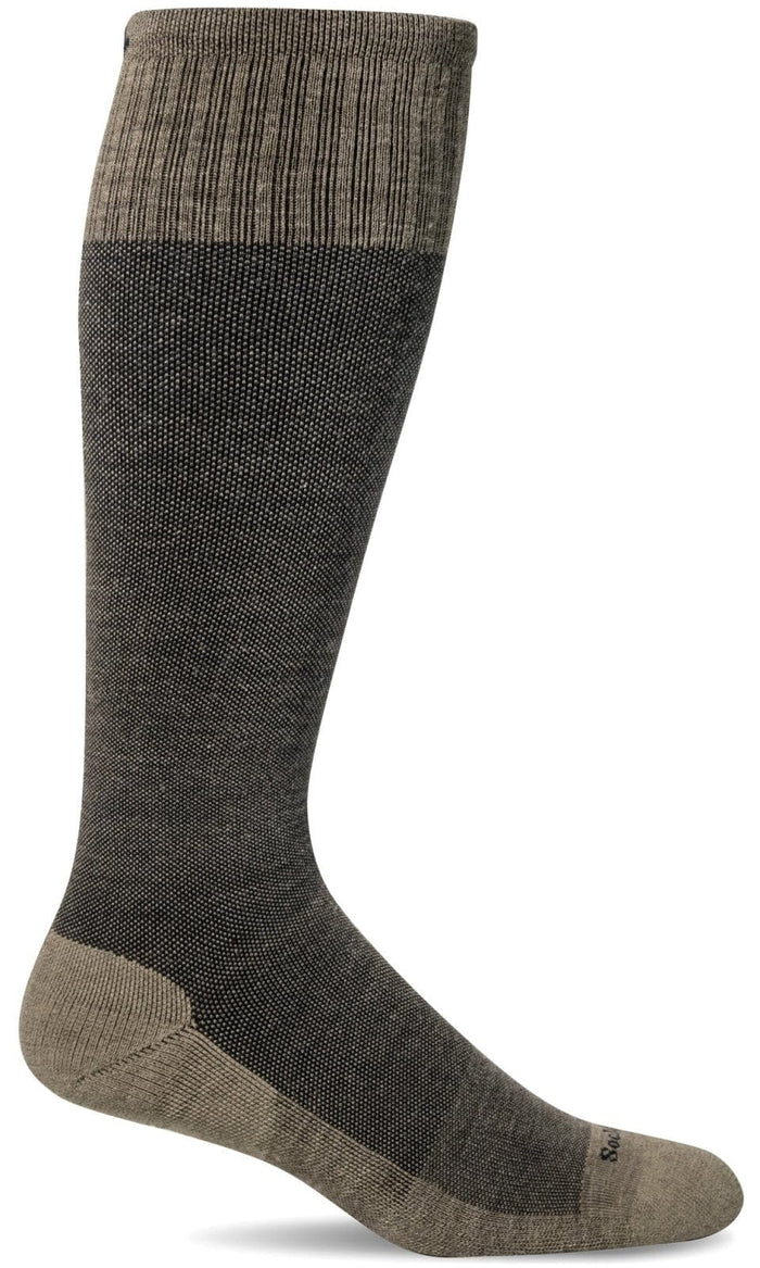 Men's The Basic | Moderate Graduated Compression Socks Lifestyle Compression Sockwell M/L Khaki 