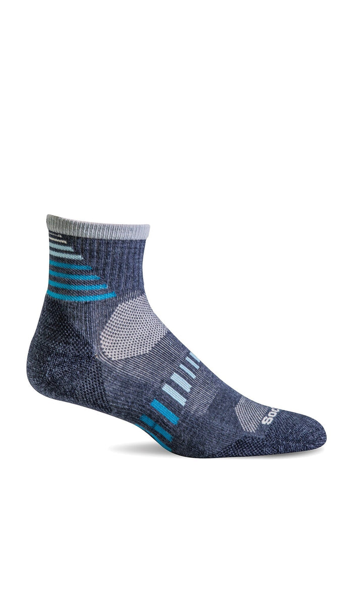 Women's Ascend II Quarter | Moderate Compression Socks Sport Compression Sockwell S/M Denim 