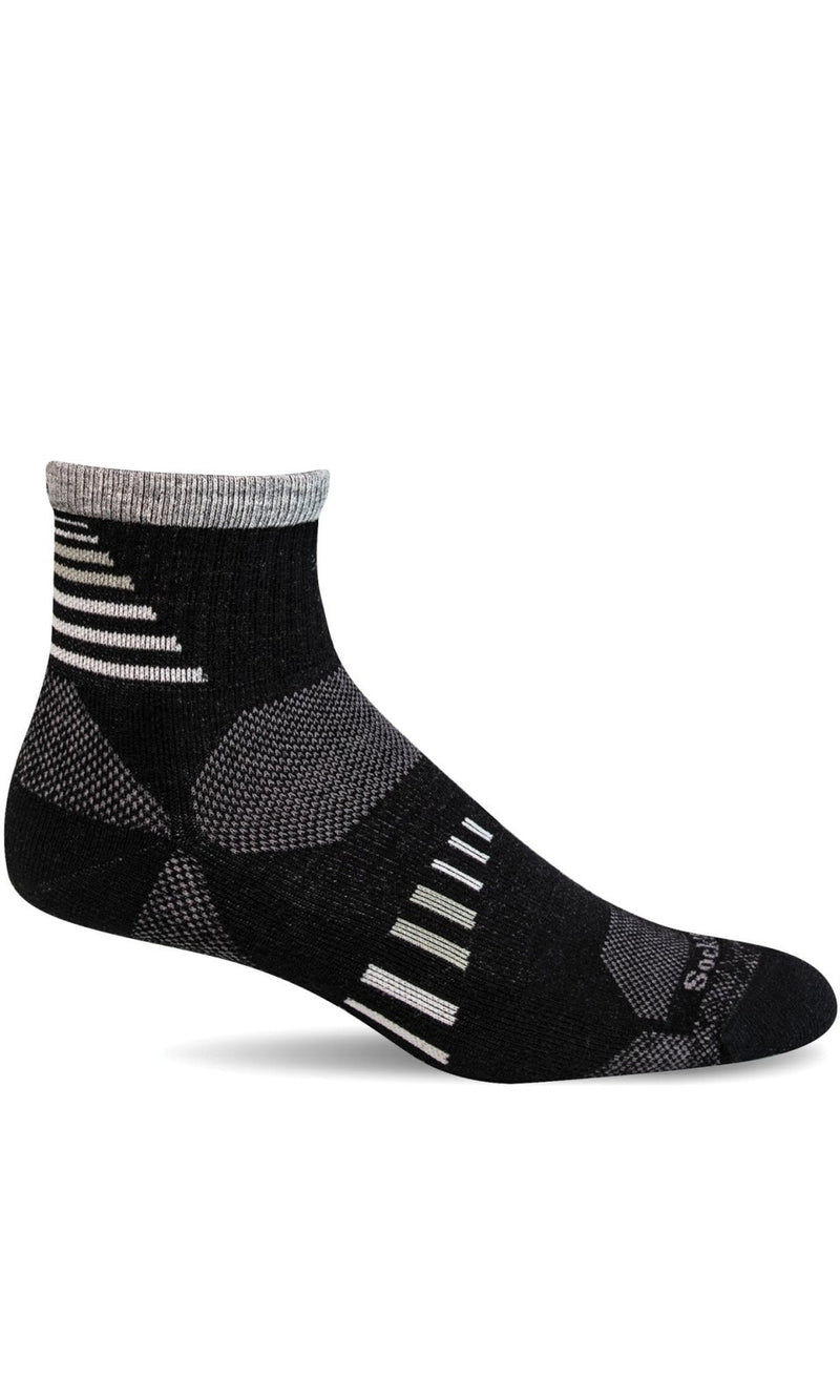Women's Ascend II Quarter | Moderate Compression Socks - Merino Wool Sport Compression - Sockwell