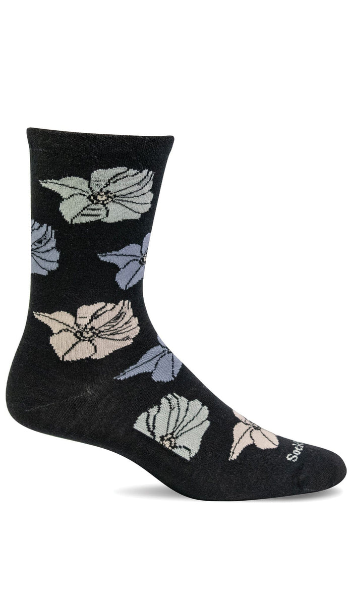 Women's Big Bloom | Essential Comfort Socks Essential Comfort Sockwell S/M Black 