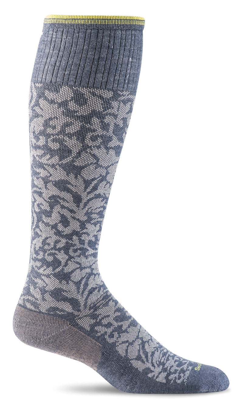Women's Damask | Moderate Graduated Compression Socks - Merino Wool Lifestyle Compression - Sockwell