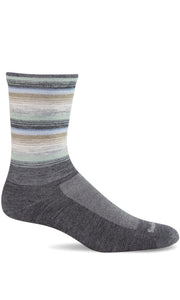 Women's Desert Stripe | Essential Comfort Socks Essential Comfort Sockwell S/M Charcoal 