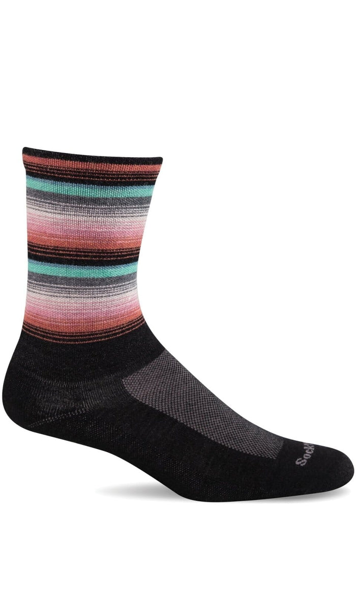 Women's Desert Stripe | Essential Comfort Socks Essential Comfort Sockwell S/M Black 