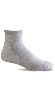 Women's Elevate Quarter | Moderate Compression Socks Sport Compression Sockwell M/L Ash 