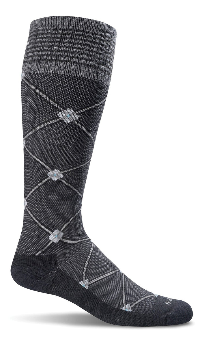 Women's Elevation | Firm Graduated Compression Socks Lifestyle Compression Sockwell S/M Black Multi 
