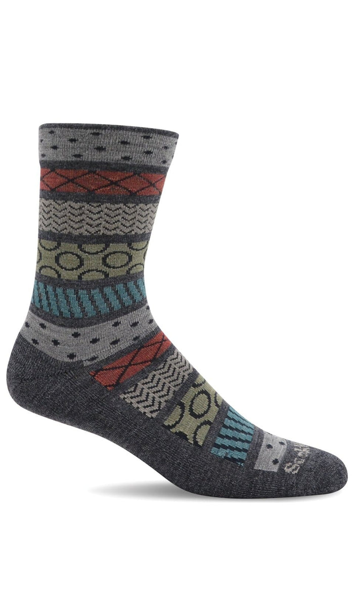 Women's Fairisle Pop | Essential Comfort Socks Essential Comfort Sockwell S/M Charcoal 