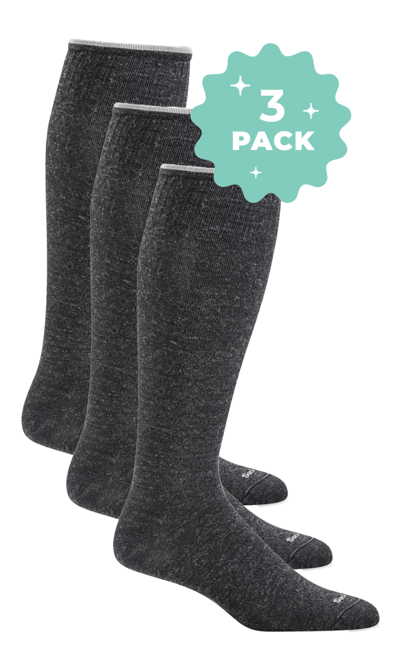 Women’s Featherweight Fancy 3-Pack | Moderate Graduated Compression - Merino Wool Lifestyle Compression - Sockwell