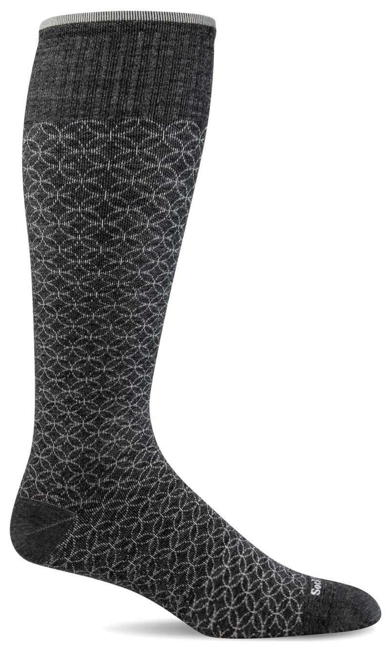 Women's Featherweight Fancy | Moderate Graduated Compression Socks - Merino Wool Lifestyle Compression - Sockwell