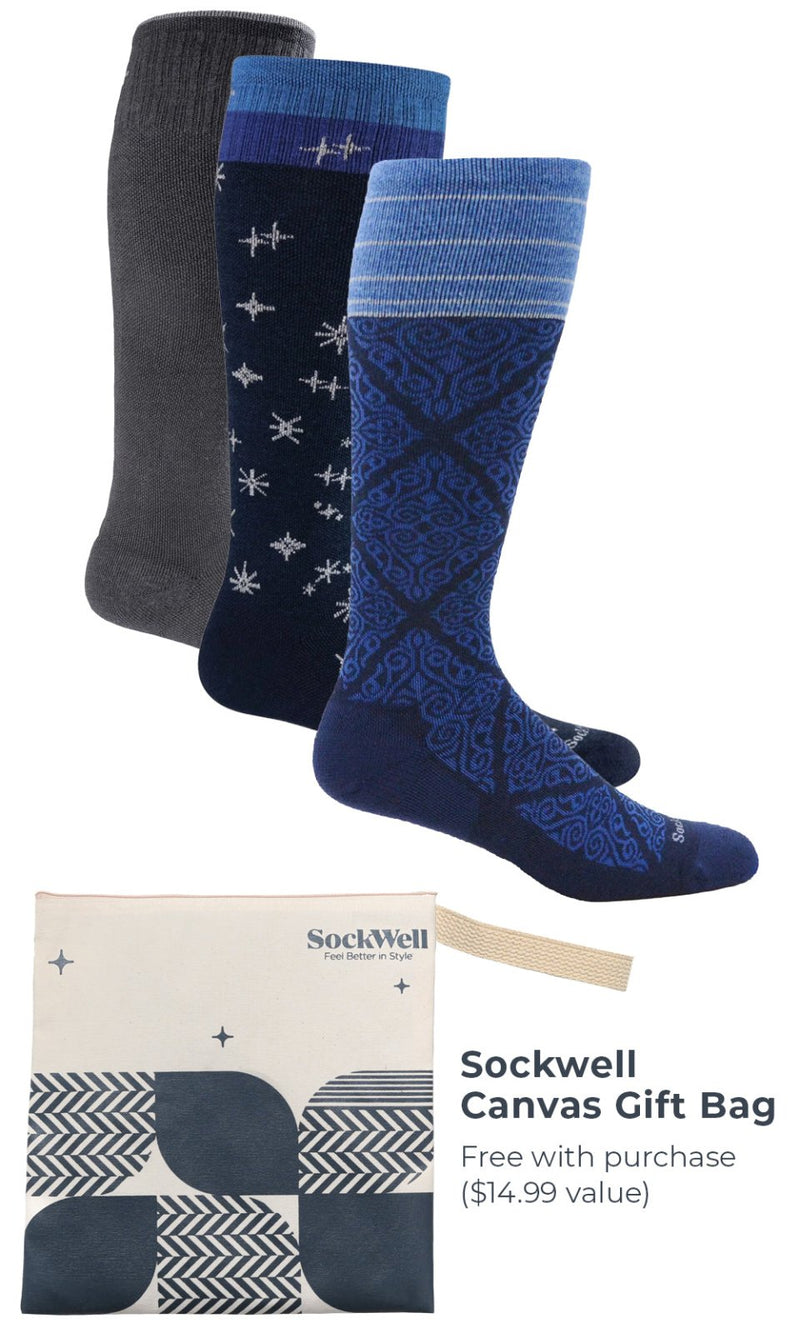 Women’s Firm Festive Bundle | Firm Graduated Compression - Merino Wool Lifestyle Compression - Sockwell