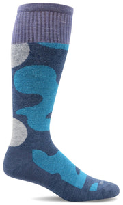 Women's Flurry | Moderate Graduated Compression Socks - Merino Wool Ski Compression - Sockwell