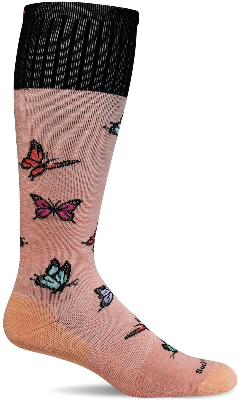 Women's Flutter | Firm Graduated Compression Socks - Merino Wool Lifestyle Compression - Sockwell
