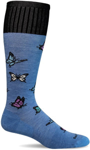Women's Flutter | Firm Graduated Compression Socks Lifestyle Compression Sockwell S/M Cornflower 