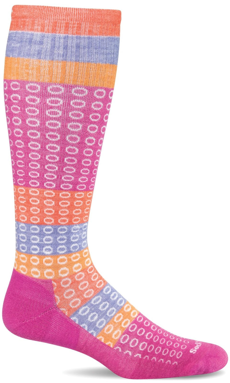 Women's Full Circle, Moderate Graduated Compression Socks, Wide Calf