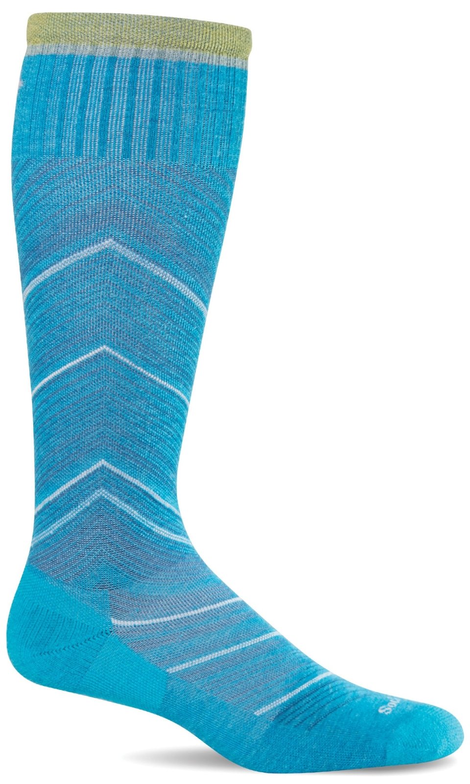 Women's Full Flattery | Moderate Graduated Compression Socks | Wide Calf Fit - Merino Wool Lifestyle Compression - Sockwell