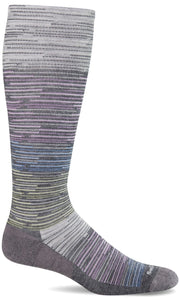 Women's Good Vibes | Moderate Graduated Compression Socks Lifestyle Compression Sockwell S/M Charcoal 