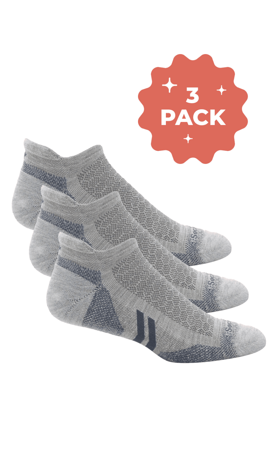 Women's Incline II Micro 3-Pack | Moderate Compression | Sockwell