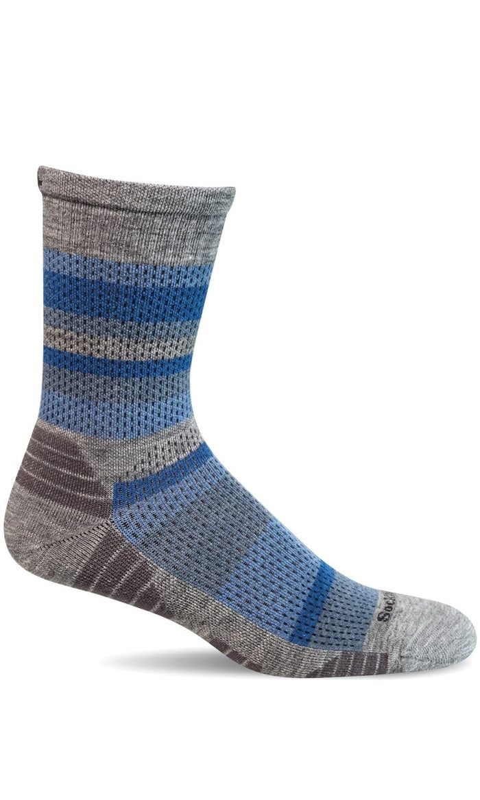 Women's Journey Crew | Moderate Graduated Compression Socks Sport Compression Sockwell S/M Lt. Grey 