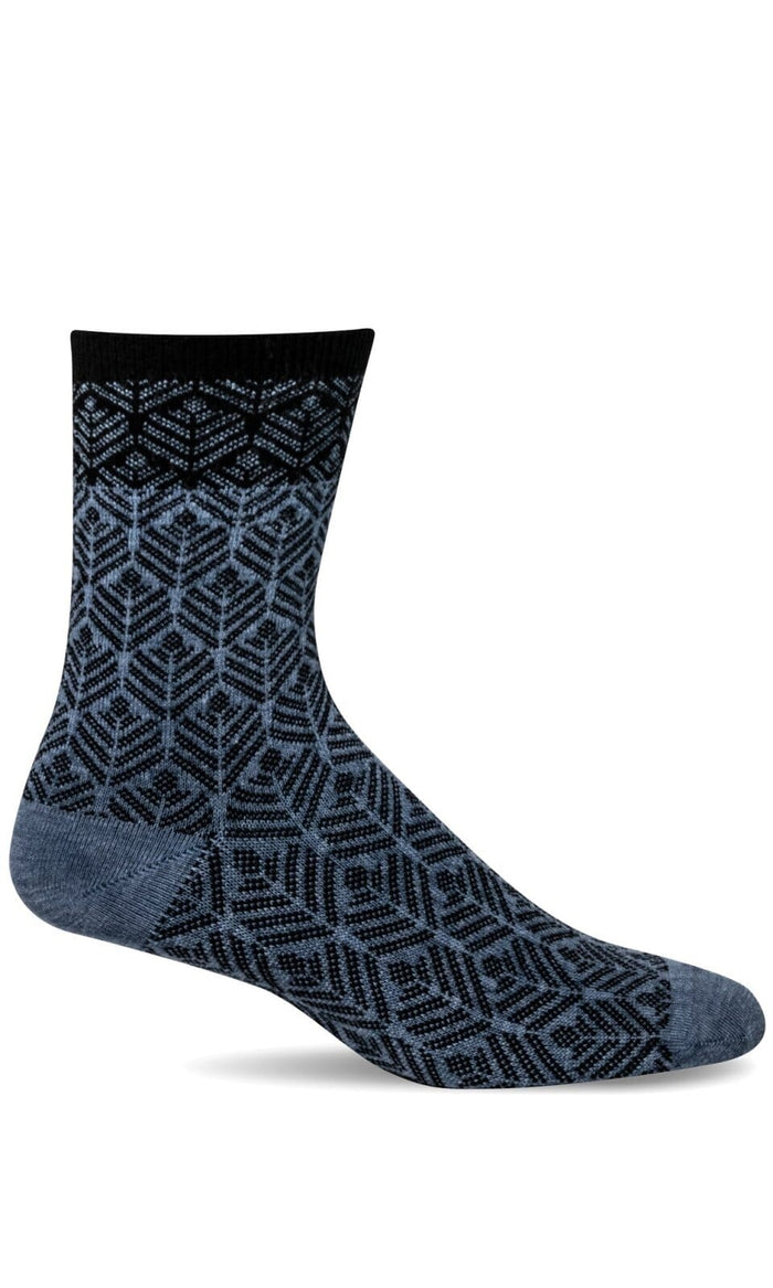 Women's Leaflet | Essential Comfort Socks Essential Comfort Sockwell Bluestone S/M 