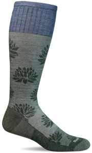 Women's Lotus Lift | Firm Graduated Compression Socks - Merino Wool Lifestyle Compression - Sockwell