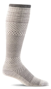 Women's Micro Grade | Moderate Graduated Compression Socks Lifestyle Compression Sockwell M/L Natural 