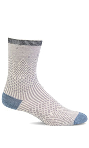 Women's Mountain Jacquard | Essential Comfort Socks Essential Comfort Sockwell S/M Haze Shimmer 