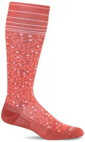 Women's Featherweight Floral | Moderate Graduated Compression Socks
