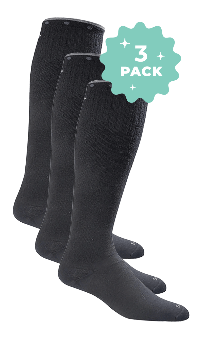 Women’s On the Spot 3-Pack | Moderate Graduated Compression - Merino Wool Lifestyle Compression - Sockwell
