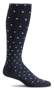 Women's On the Spot | Moderate Graduated Compression Socks Lifestyle Compression Sockwell S/M Navy 