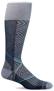 Women's Pulse Knee High | Firm Graduated Compression Socks Sport Compression Sockwell S/M Denim 